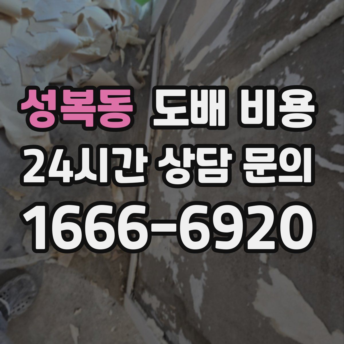 성복동 도배 비용