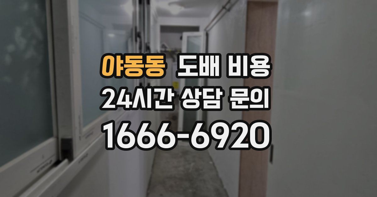 야동동 도배 비용