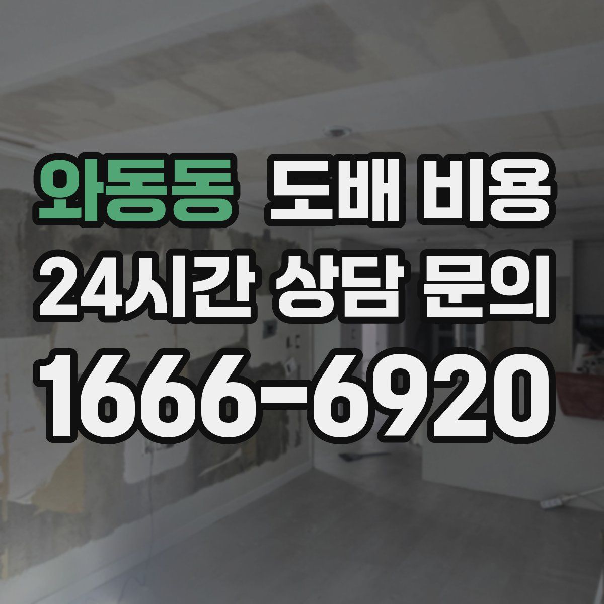 와동동 도배 비용