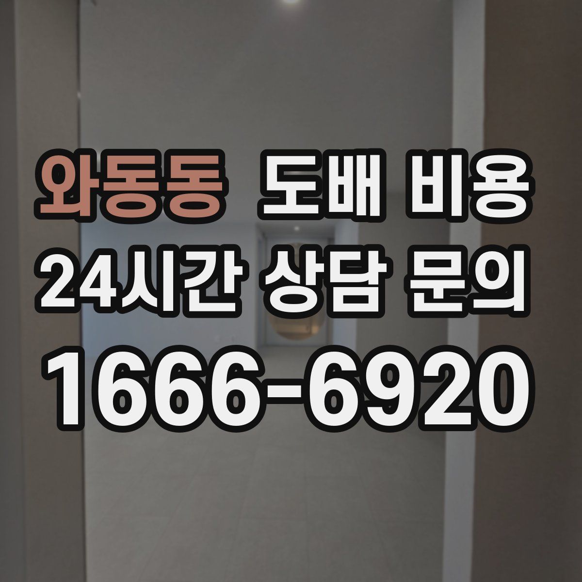 와동동 도배 비용