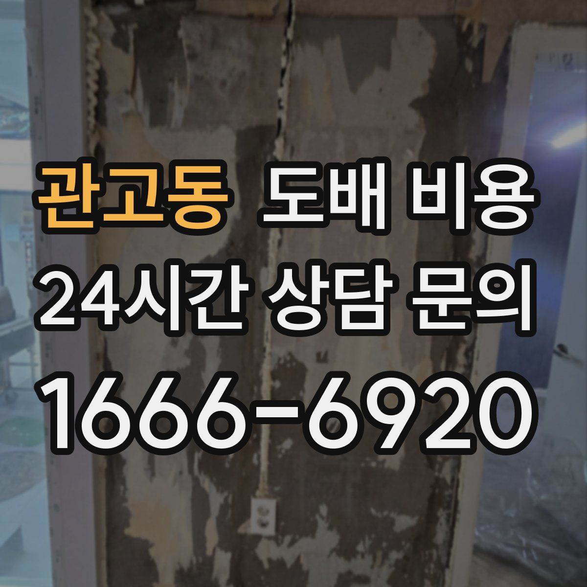 관고동 도배 비용
