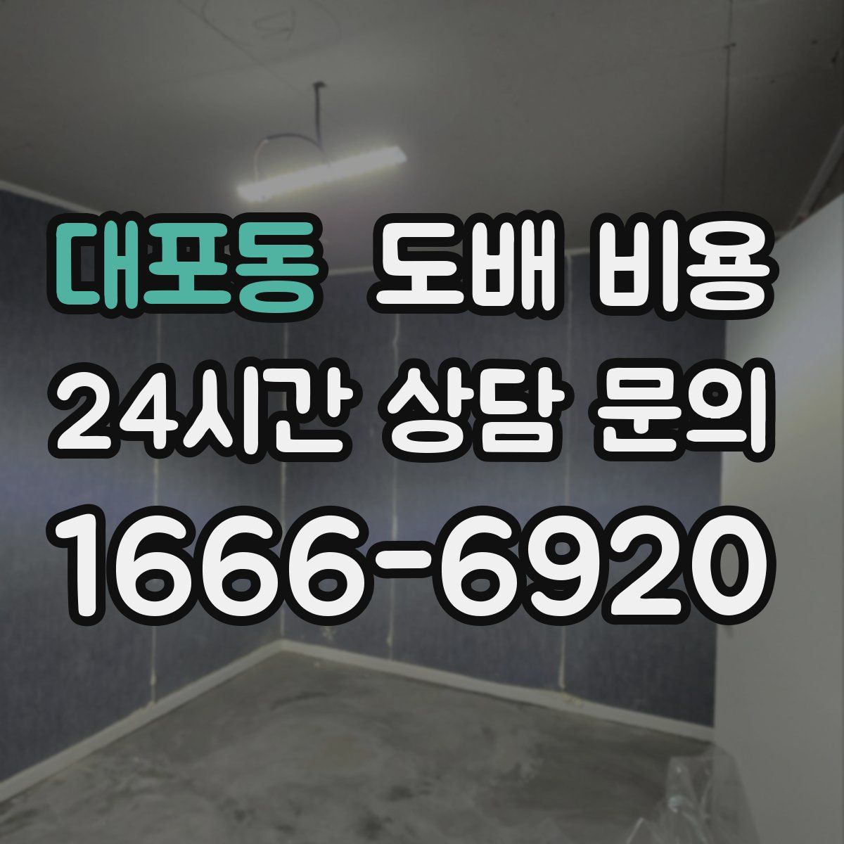 대포동 도배 비용