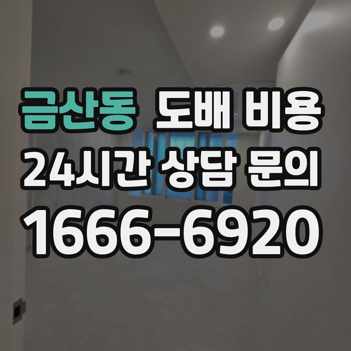 금산동 도배 비용