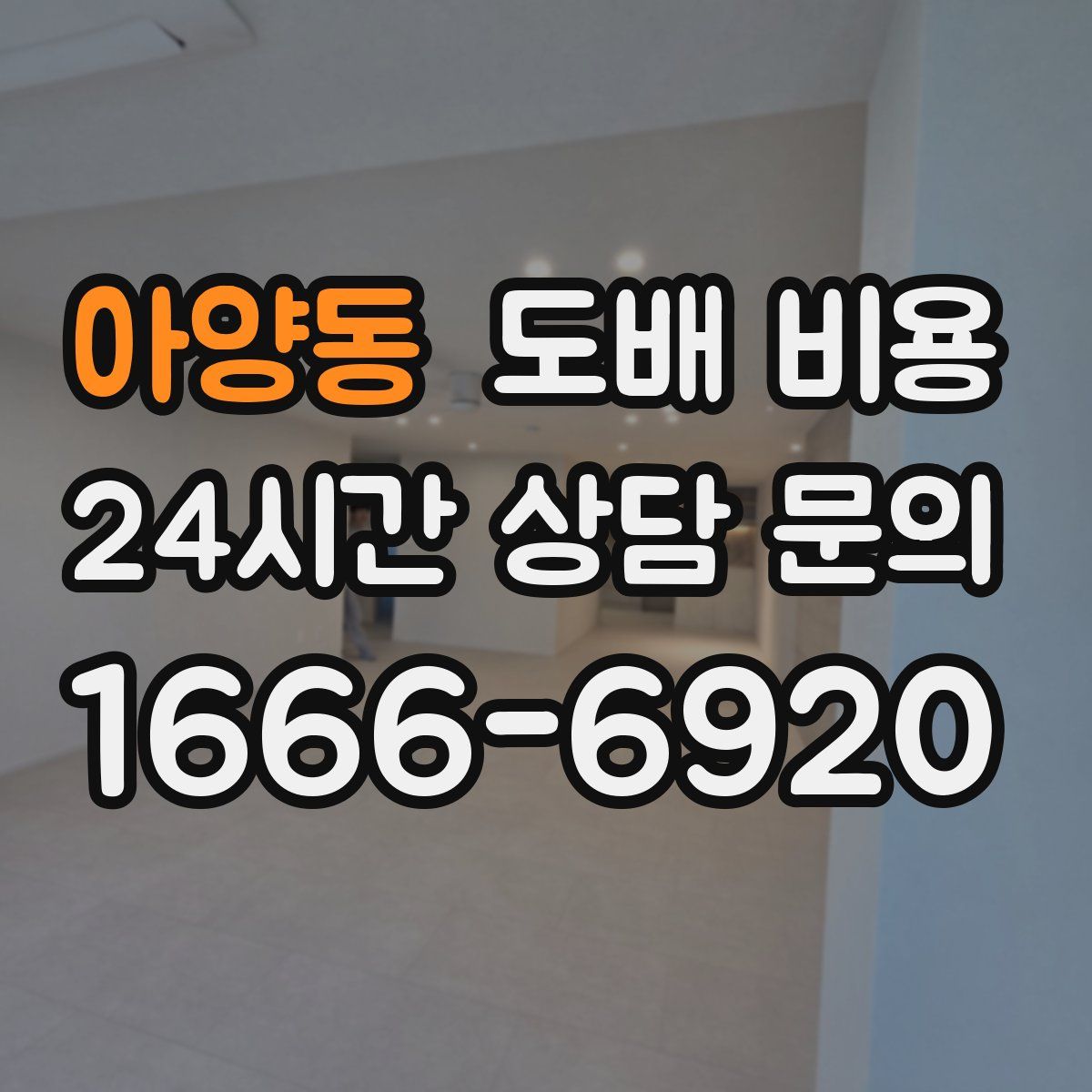아양동 도배 비용