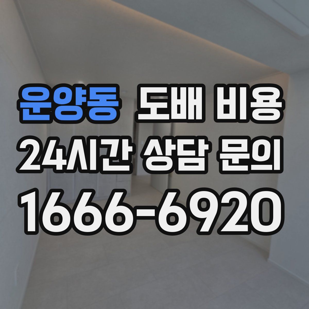 운양동 도배 비용