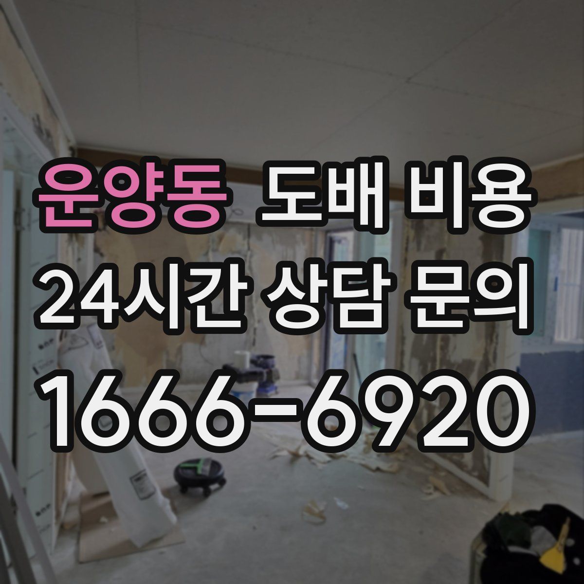 운양동 도배 비용