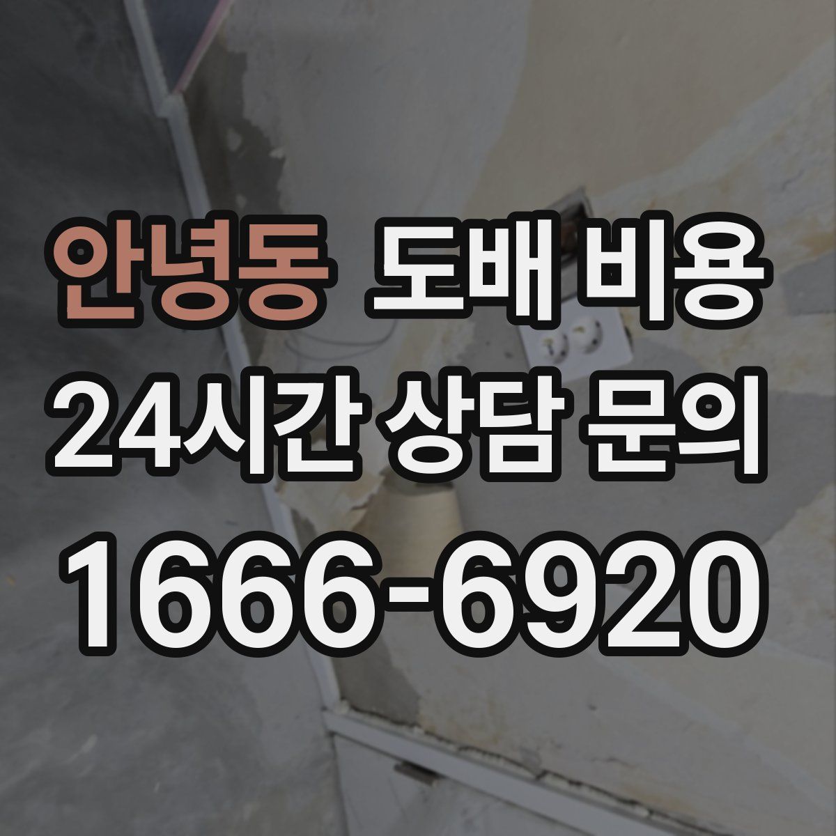 안녕동 도배 비용
