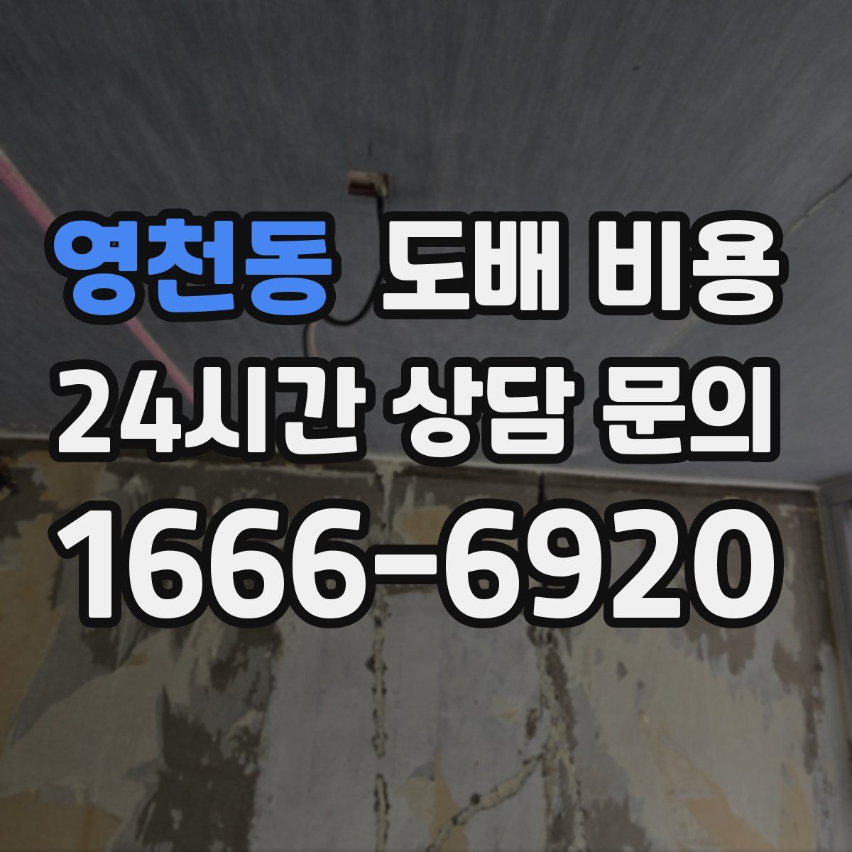 영천동 도배 비용