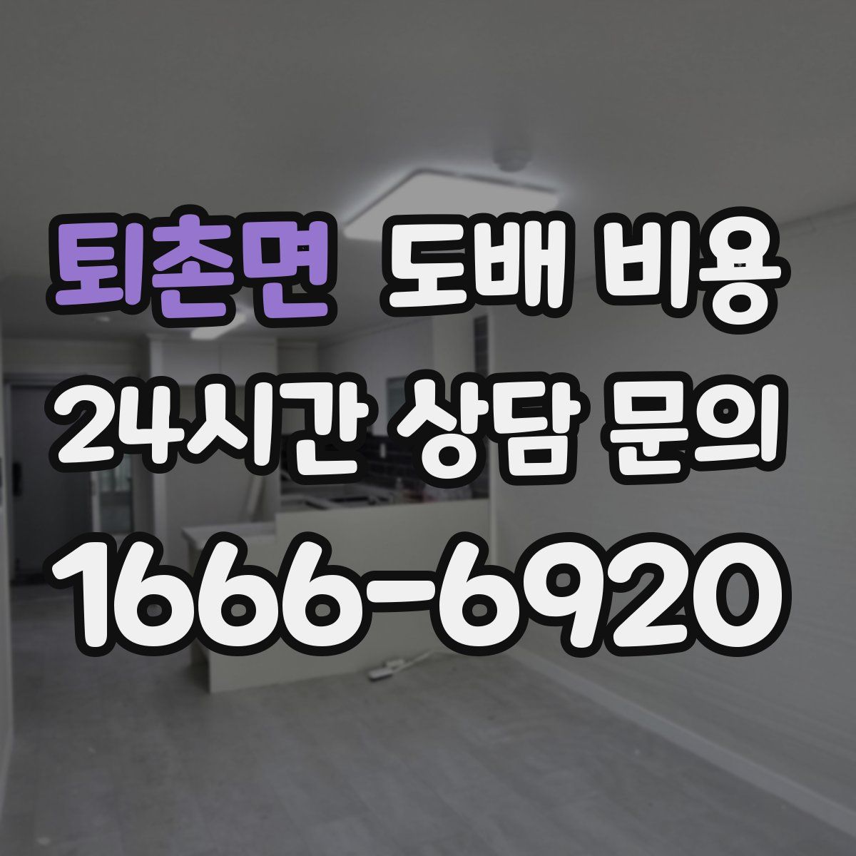 퇴촌면 도배 비용