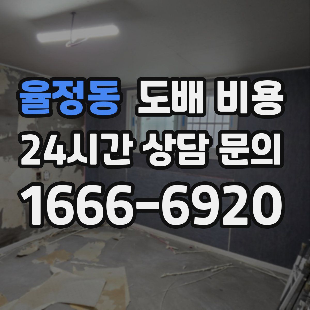 율정동 도배 비용