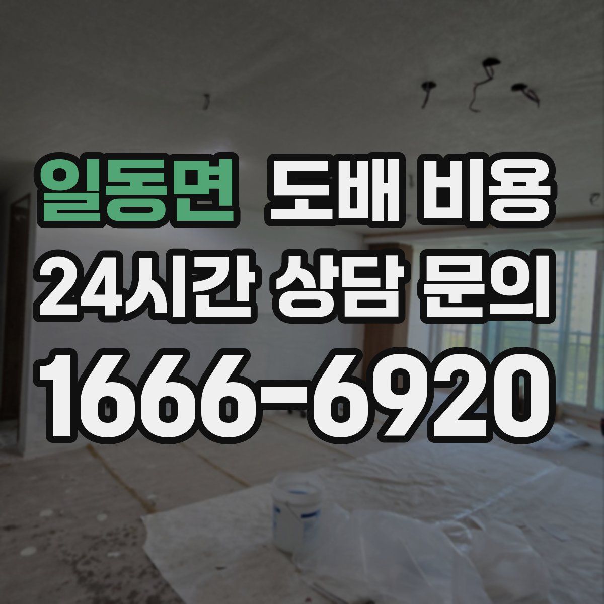 일동면 도배 비용