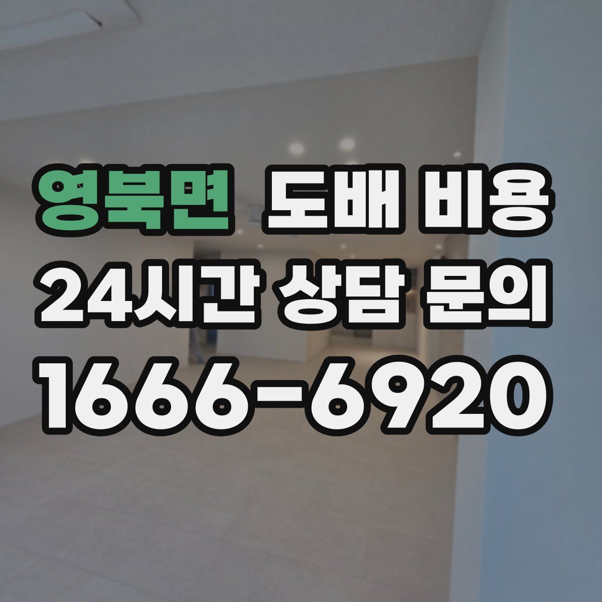 영북면 도배 비용