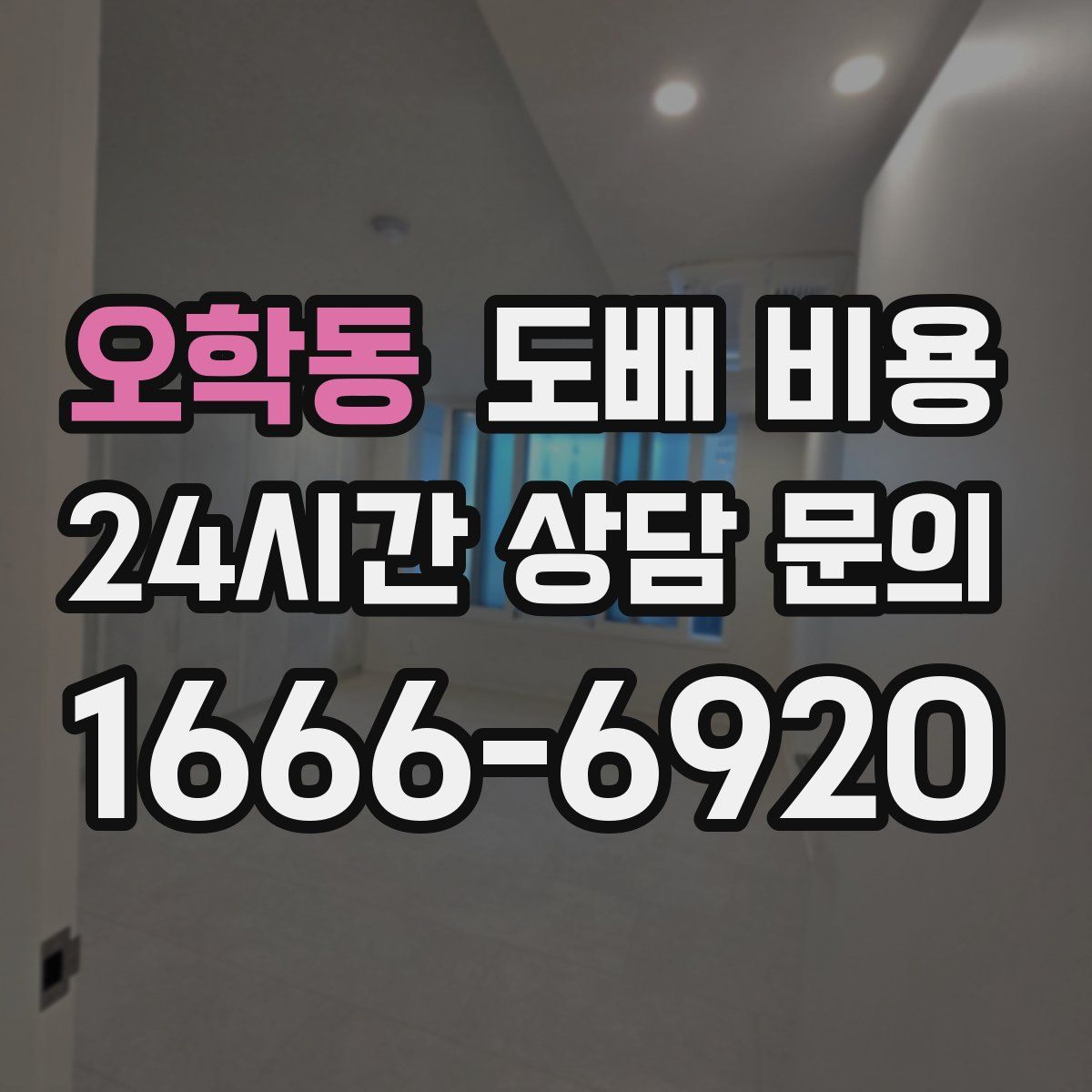 오학동 도배 비용