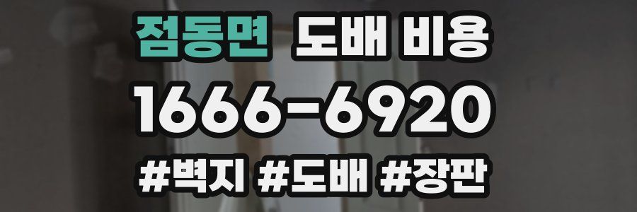 점동면 도배 비용