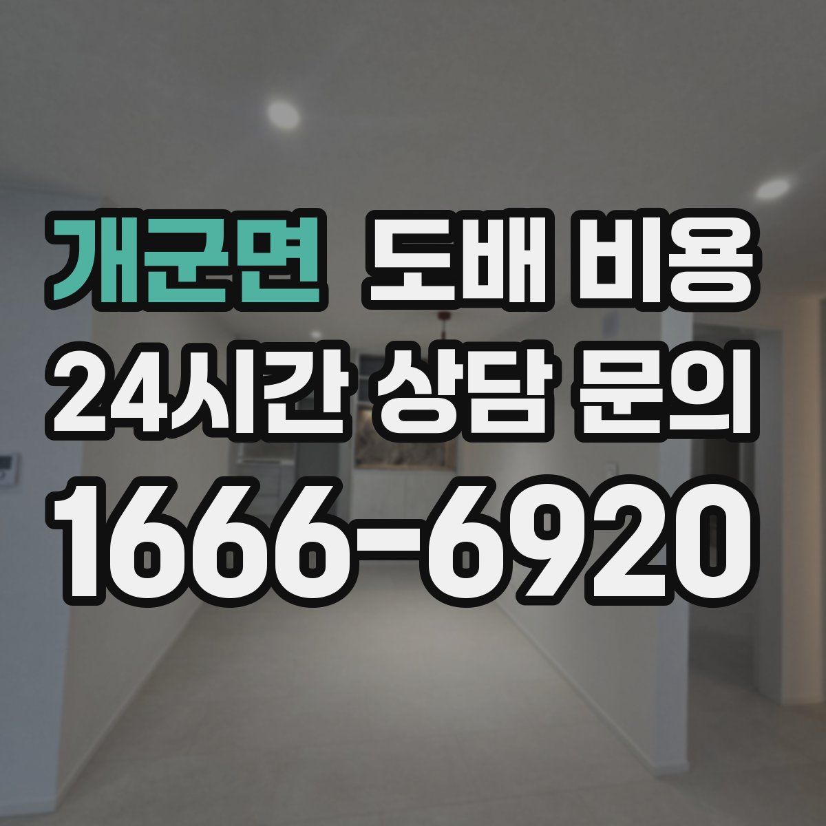 개군면 도배 비용
