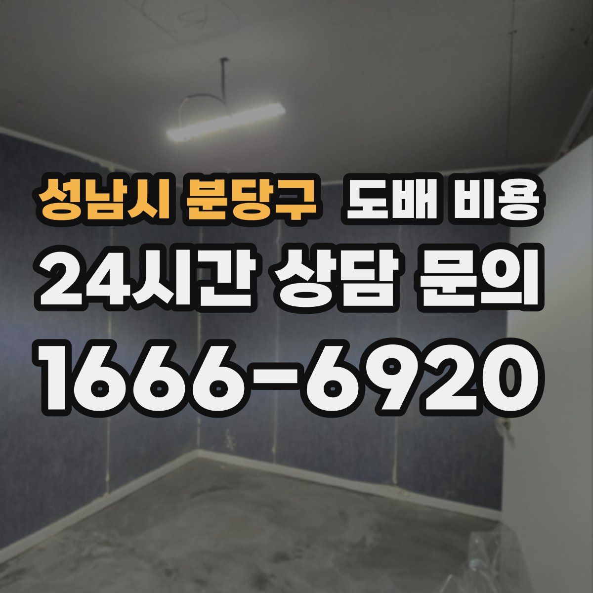 성남시 분당구 도배 비용