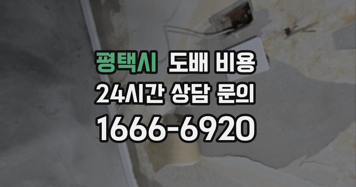 평택시 도배 비용