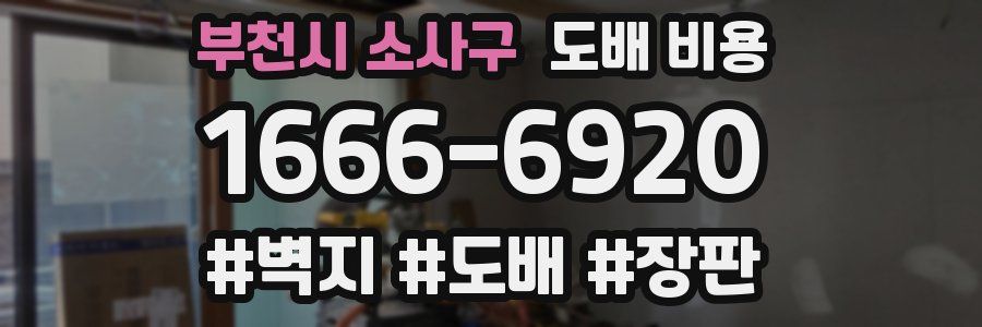 부천시 소사구 도배 비용