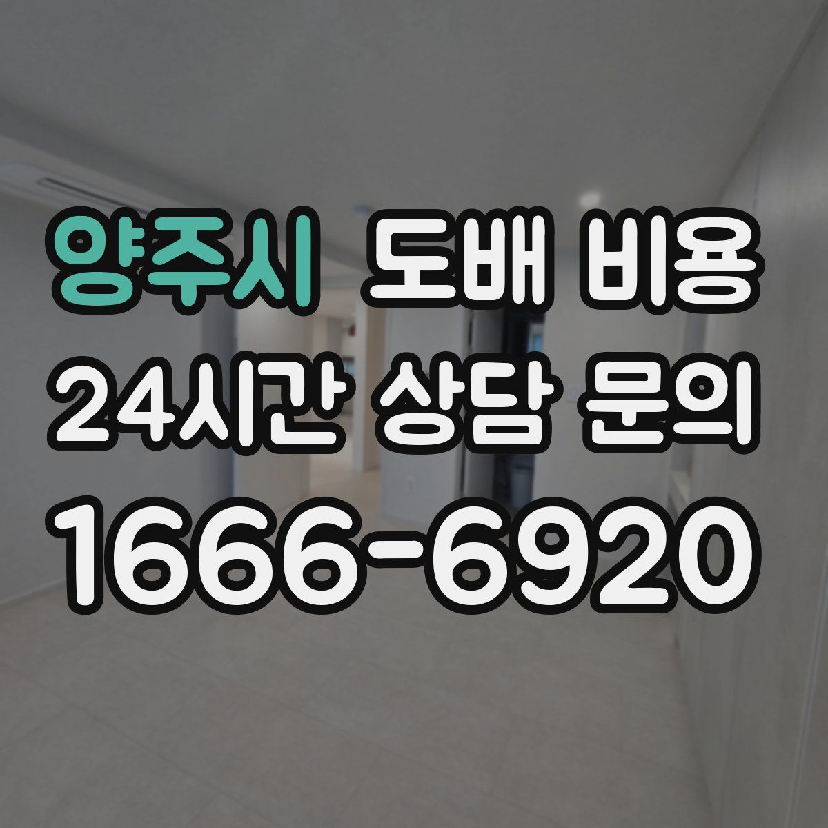 양주시 도배 비용