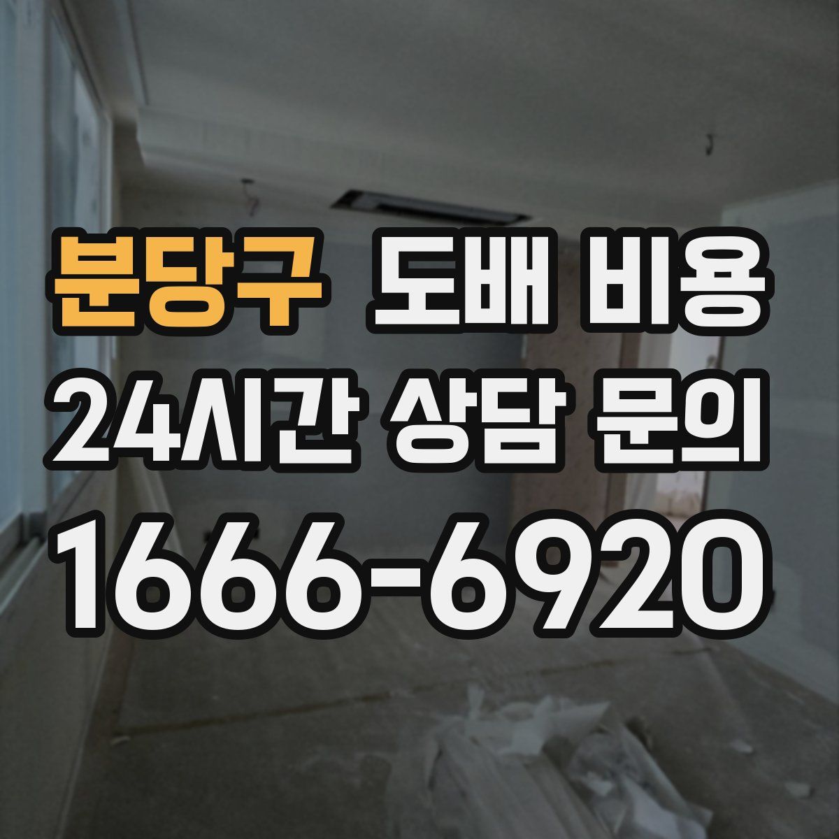 분당구 도배 비용