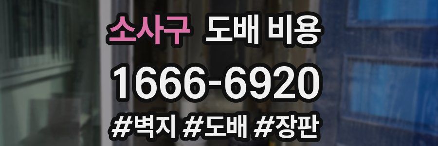 소사구 도배 비용