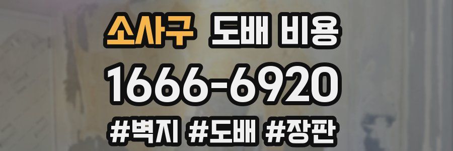 소사구 도배 비용