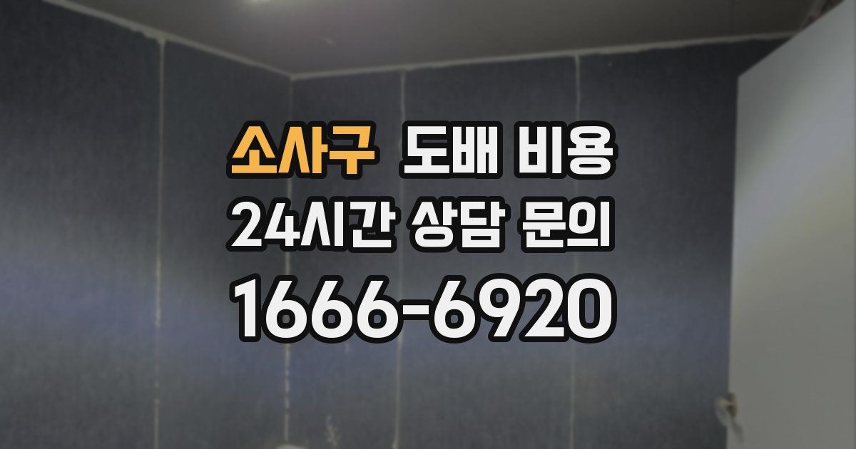 소사구 도배 비용