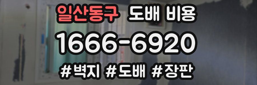 일산동구 도배 비용