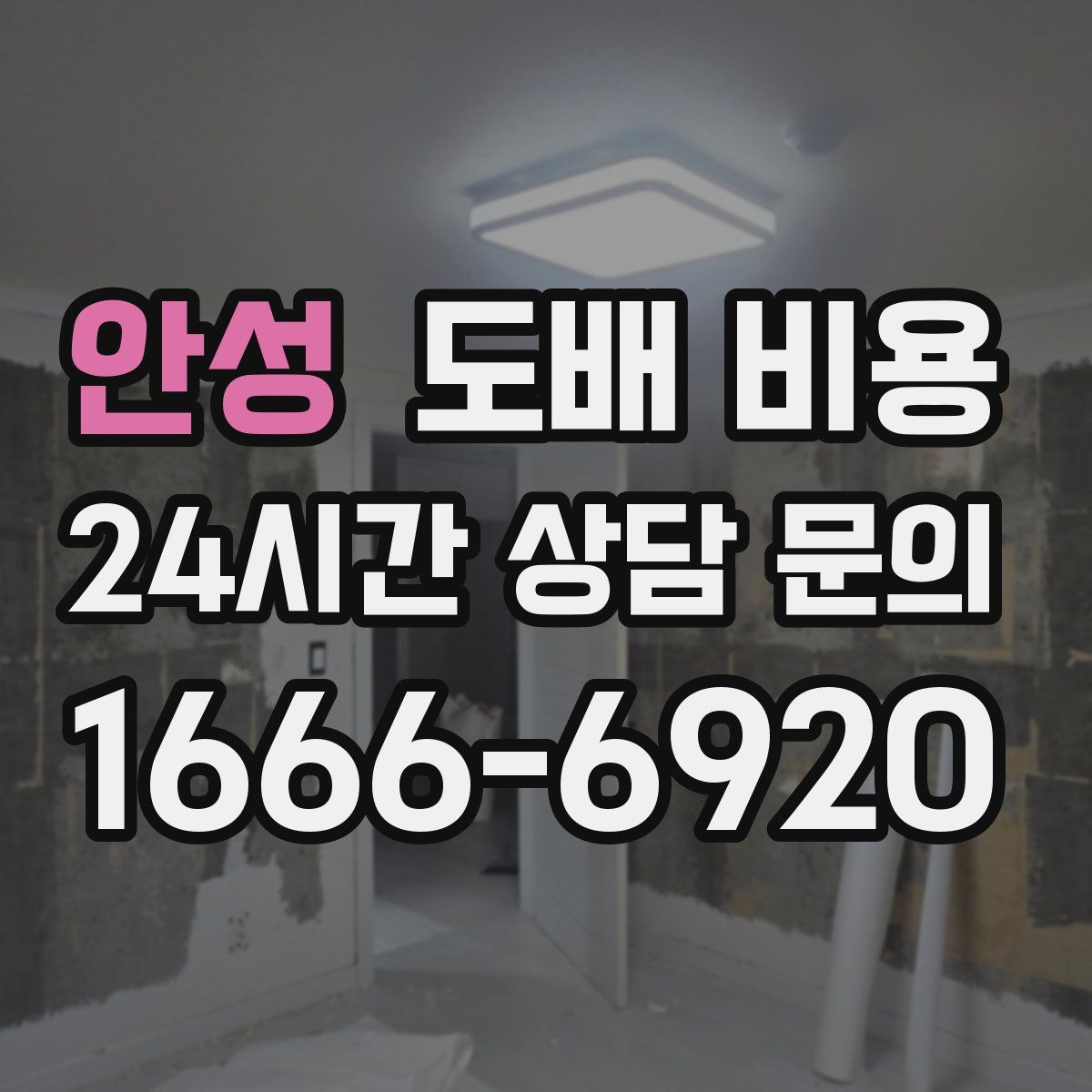 안성 도배 비용