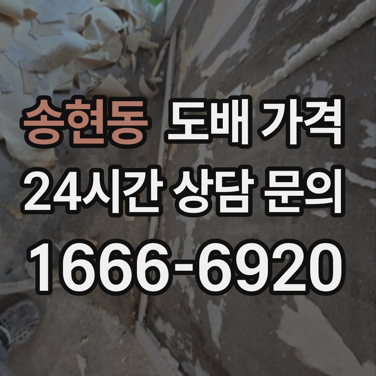 송현동 도배 가격