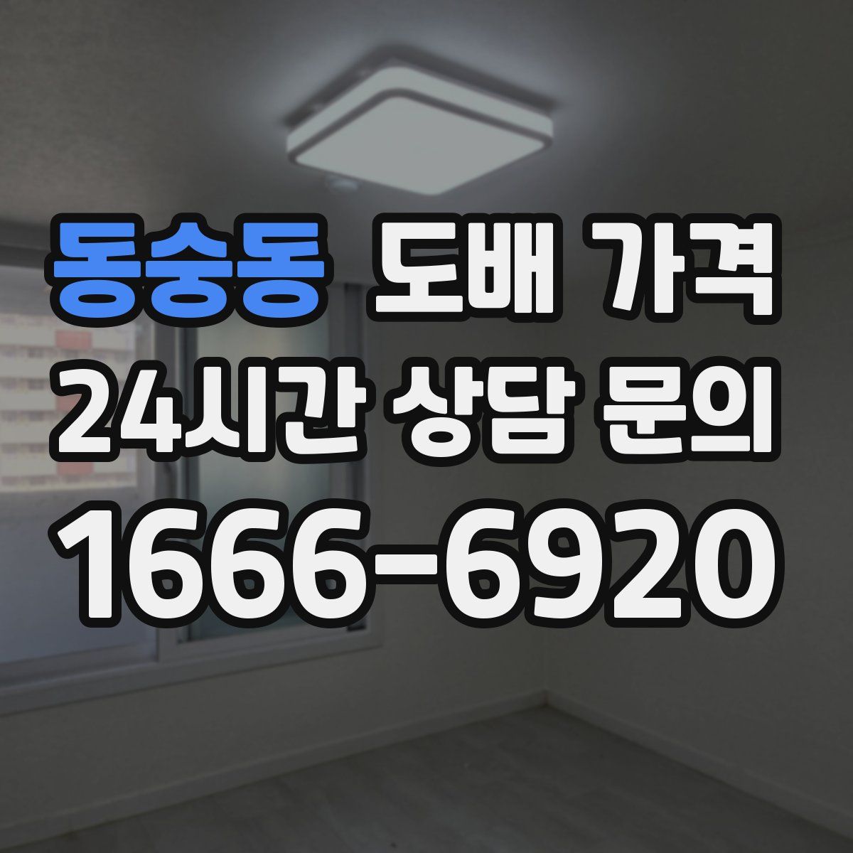 동숭동 도배 가격