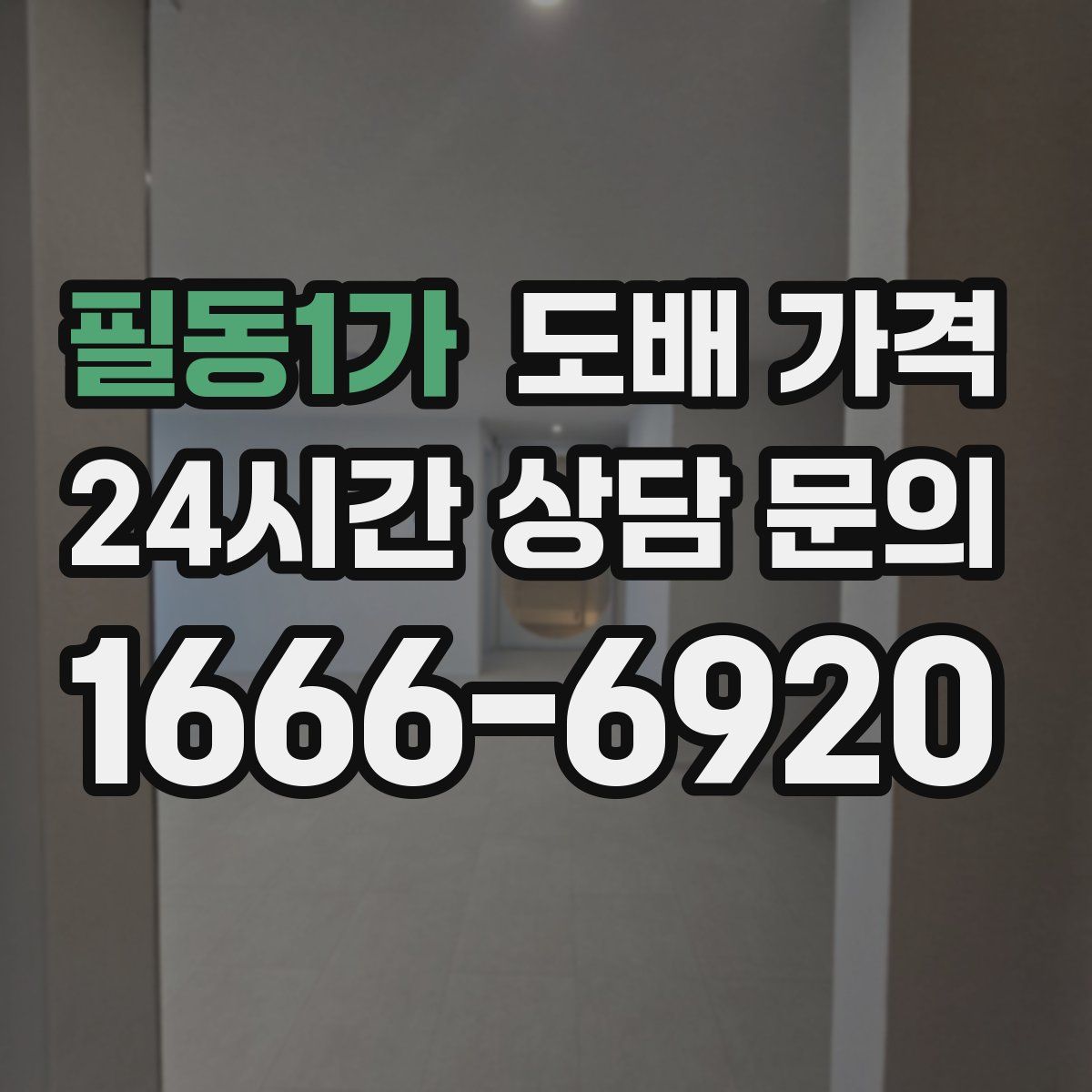 필동1가 도배 가격