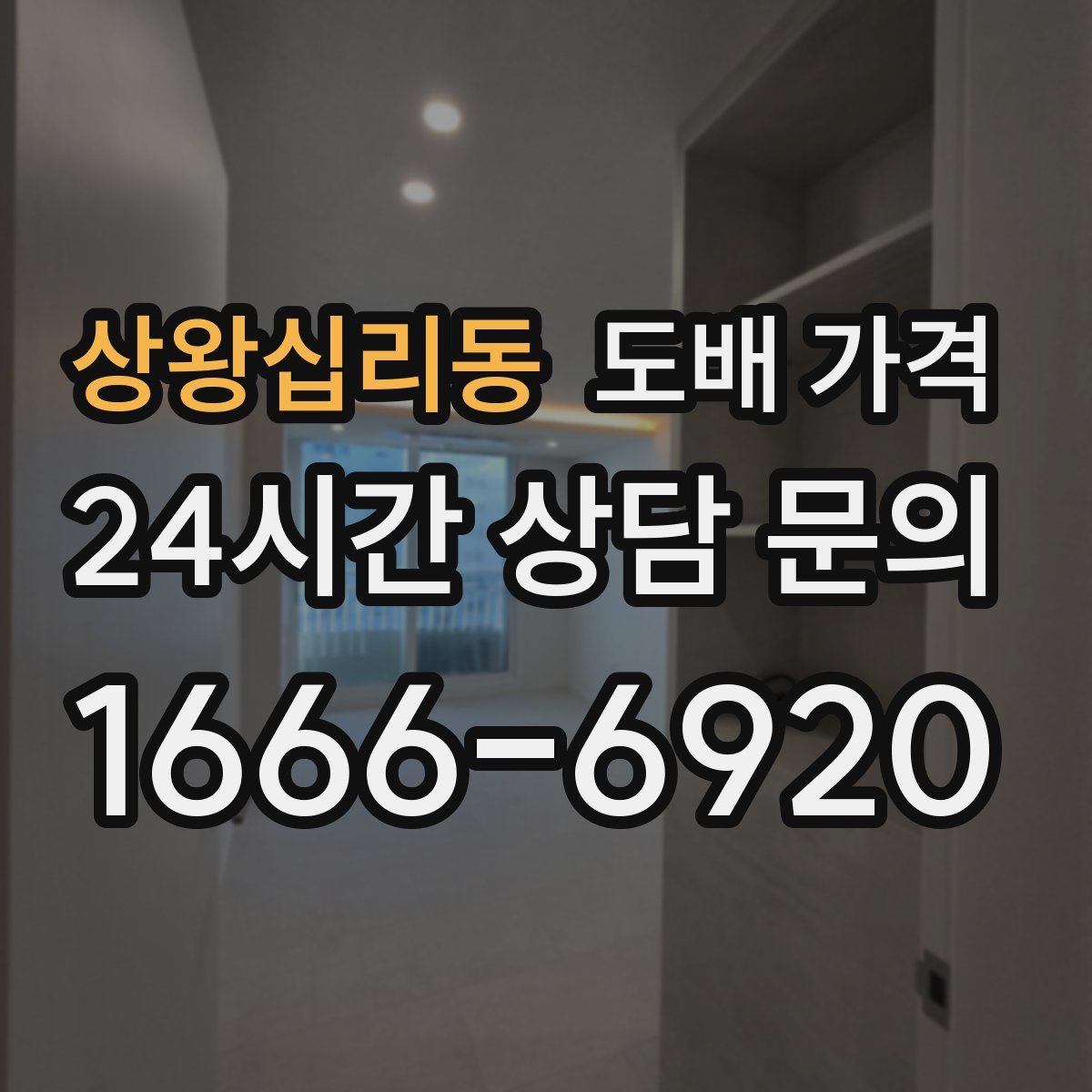 상왕십리동 도배 가격