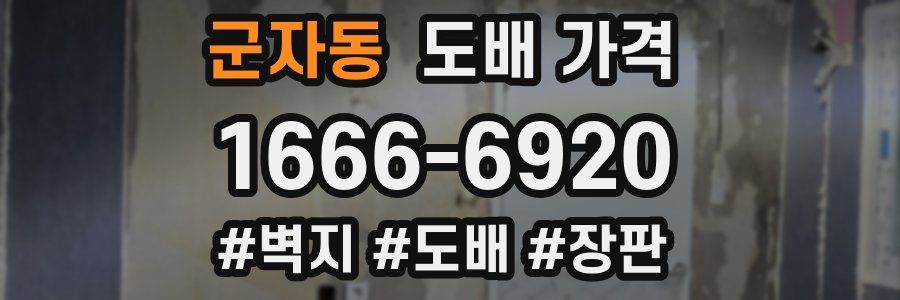 군자동 도배 가격