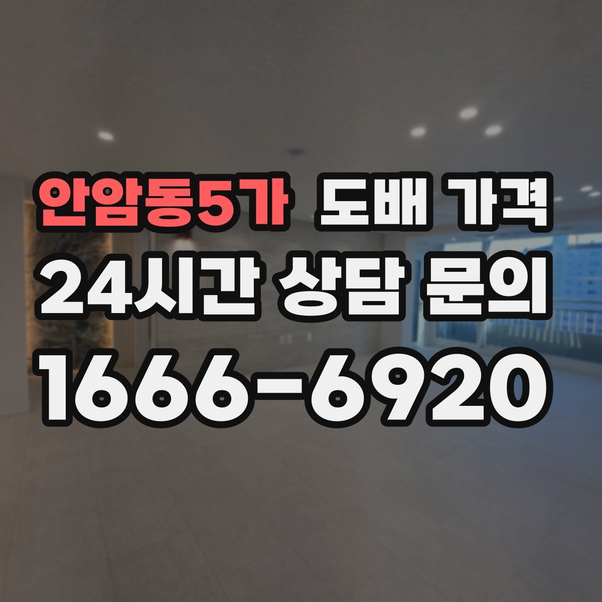 안암동5가 도배 가격