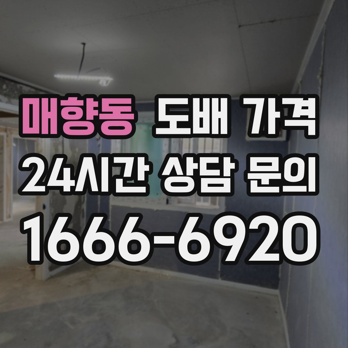 매향동 도배 가격