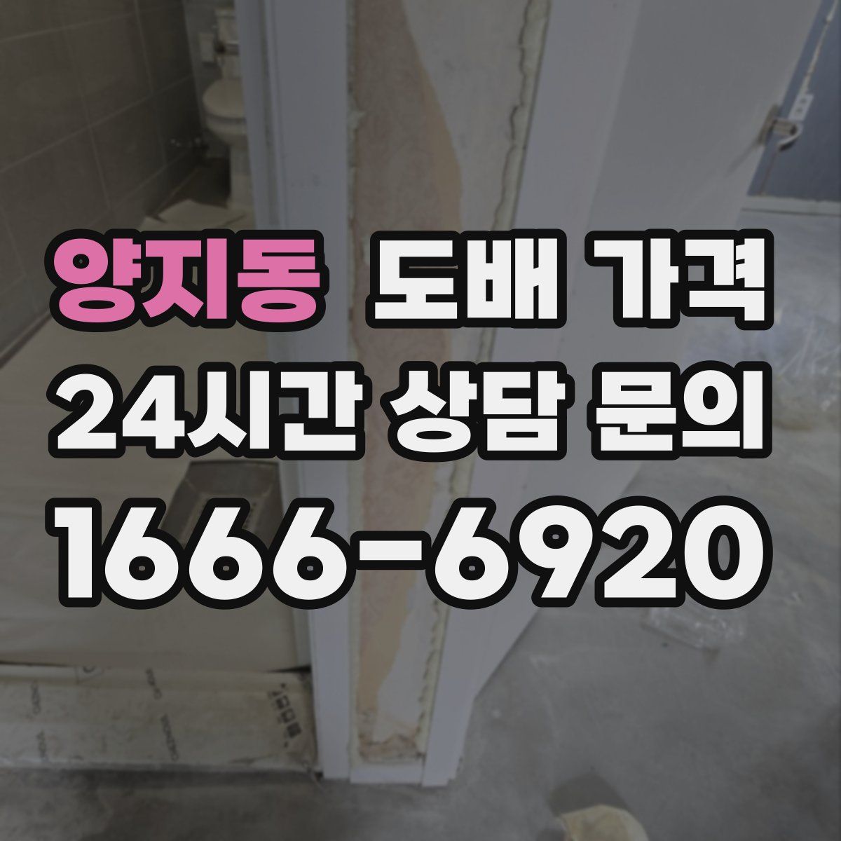 양지동 도배 가격
