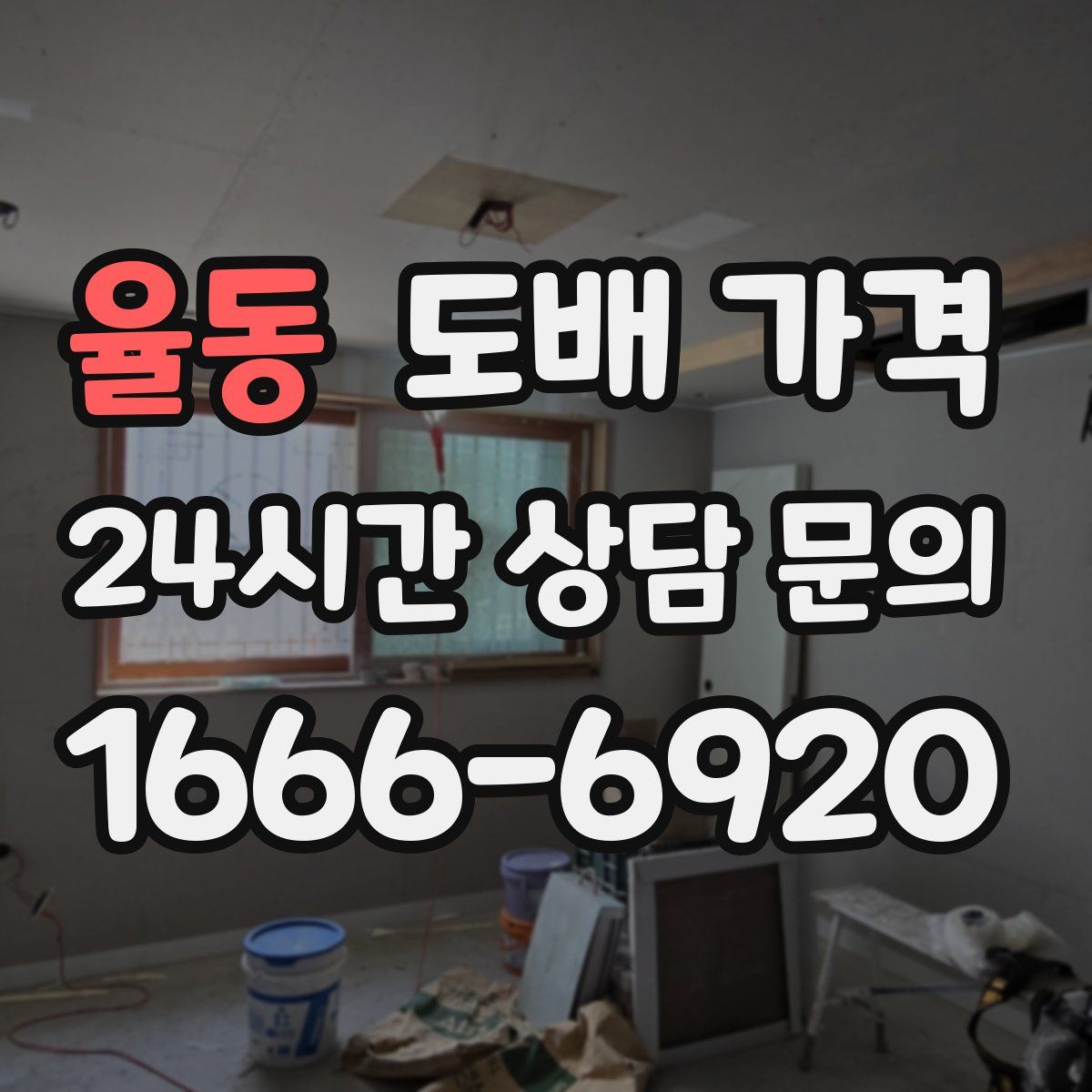 율동 도배 가격