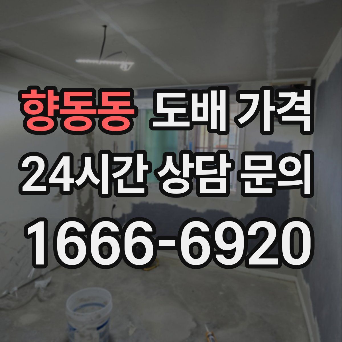 향동동 도배 가격