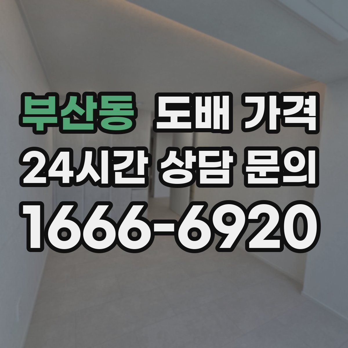 부산동 도배 가격