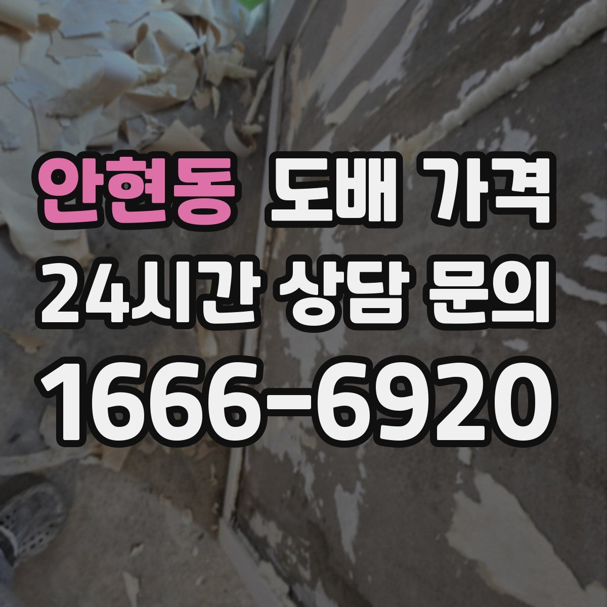 안현동 도배 가격