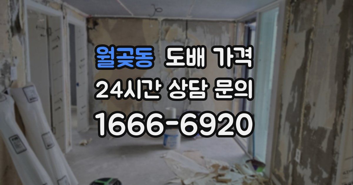 월곶동 도배 가격