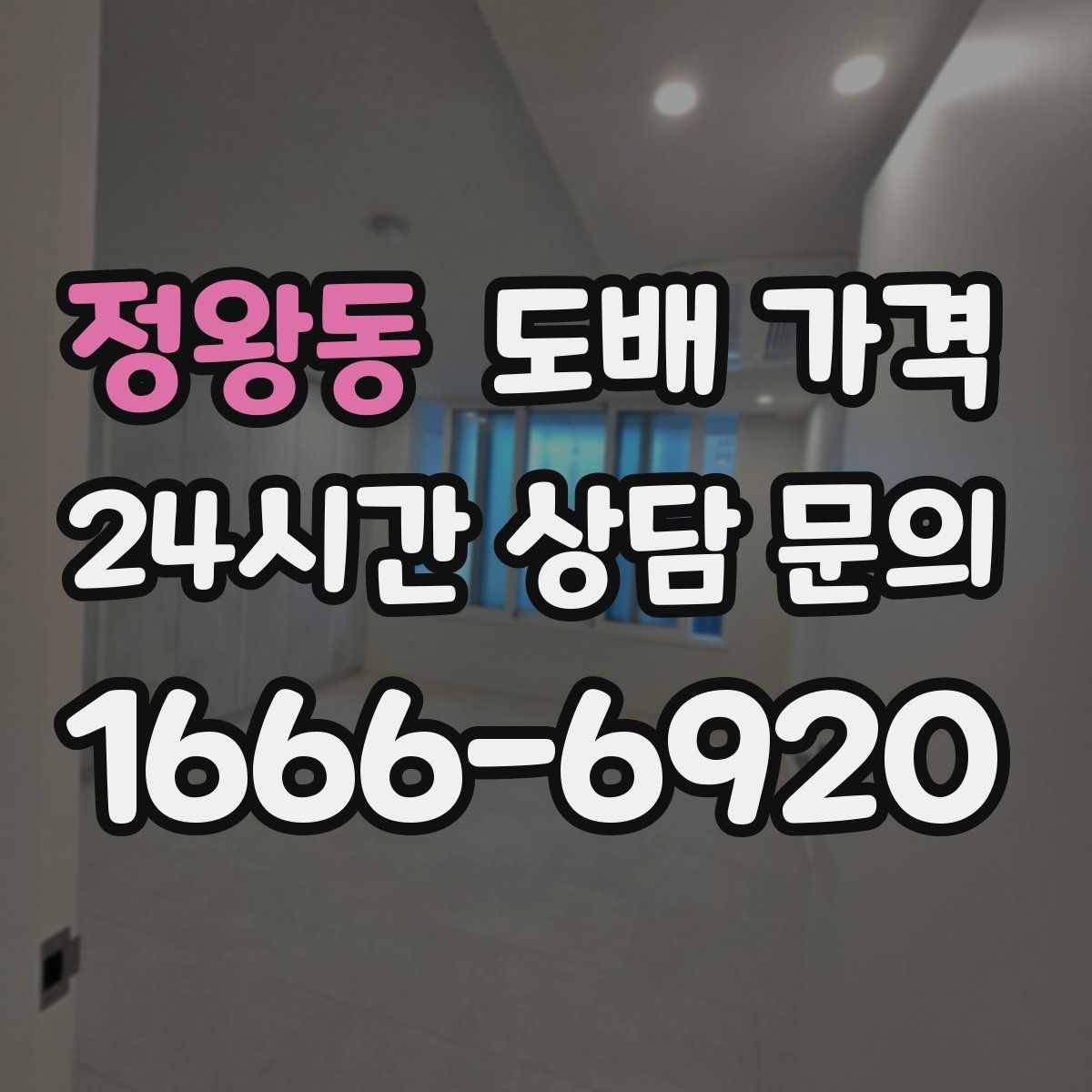 정왕동 도배 가격