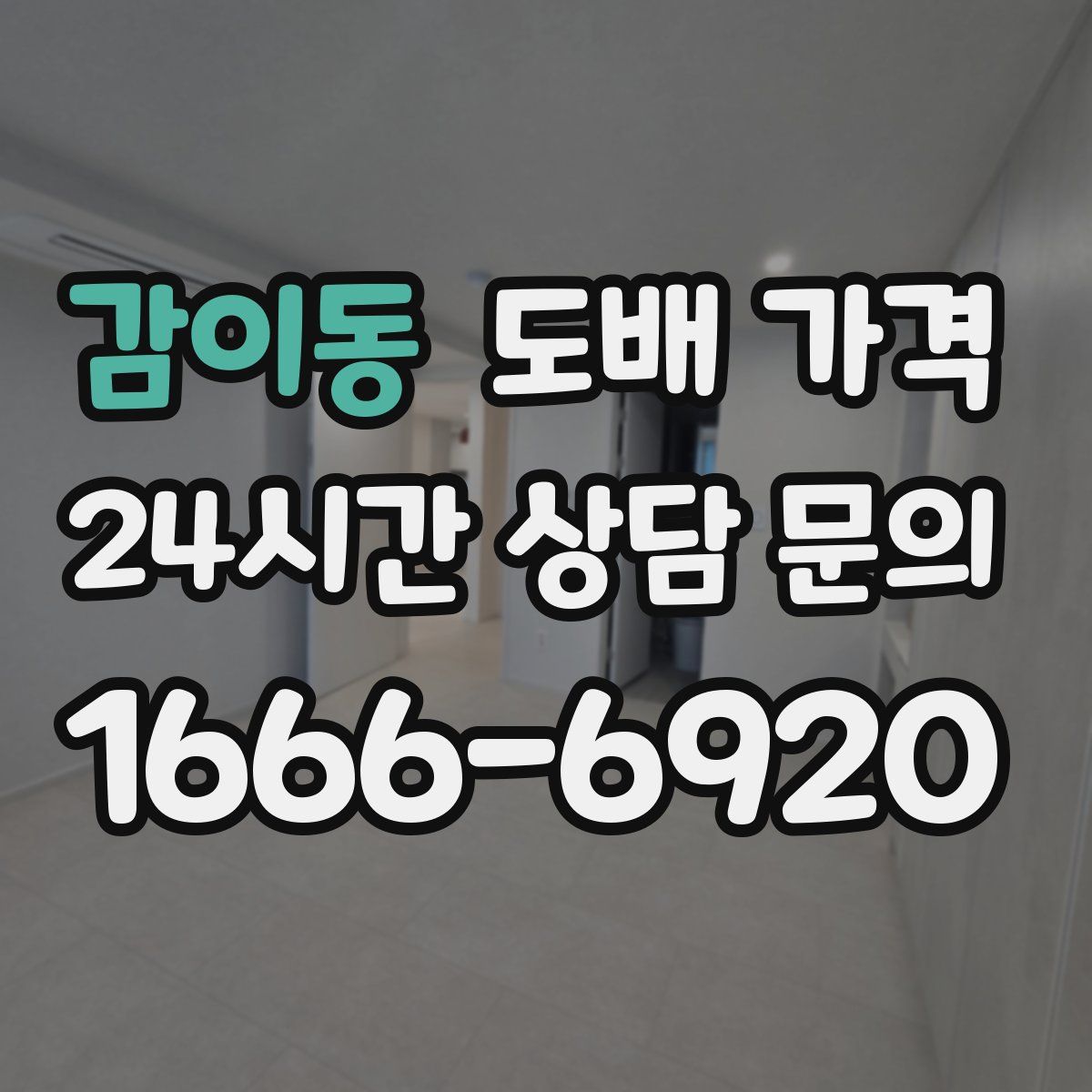 감이동 도배 가격