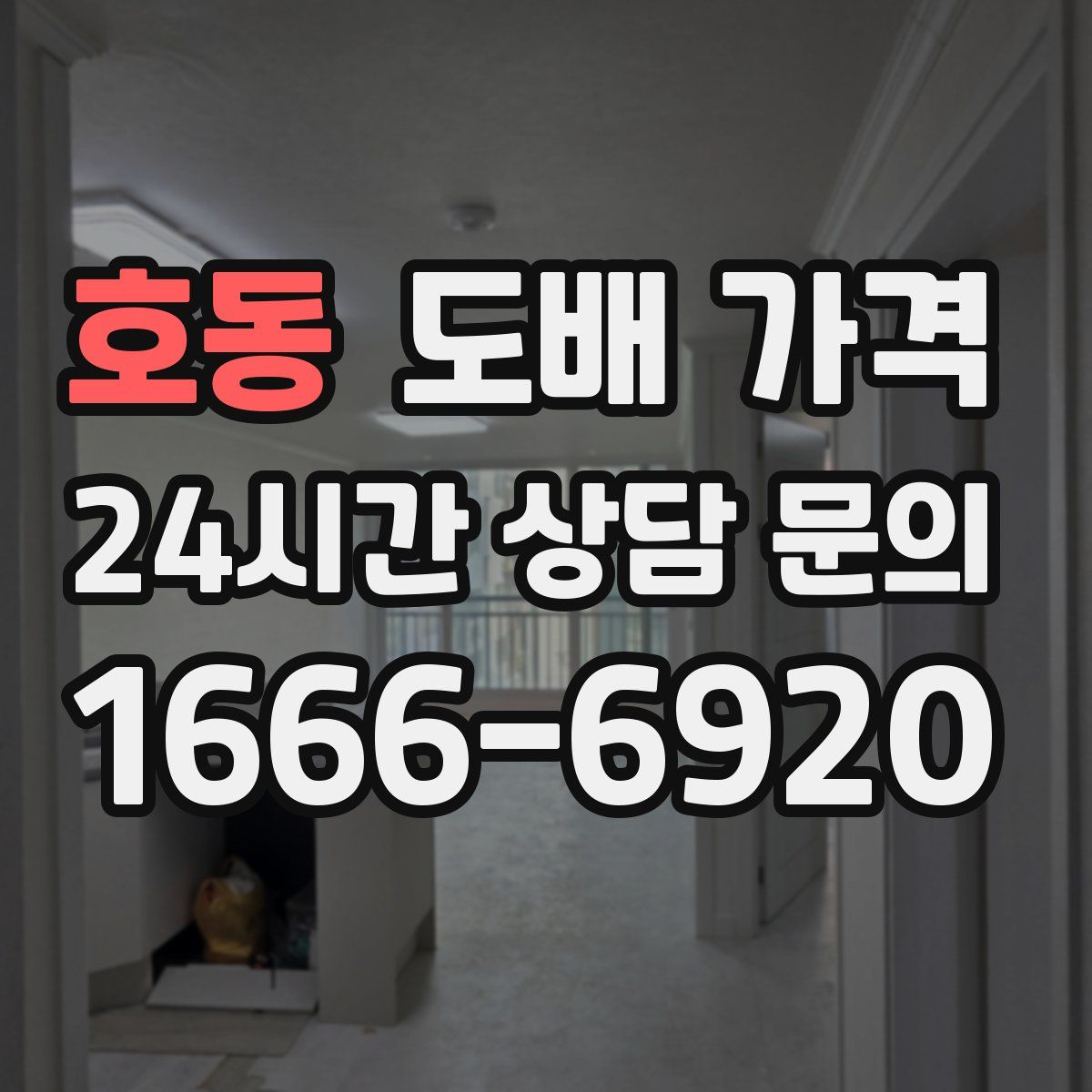 호동 도배 가격