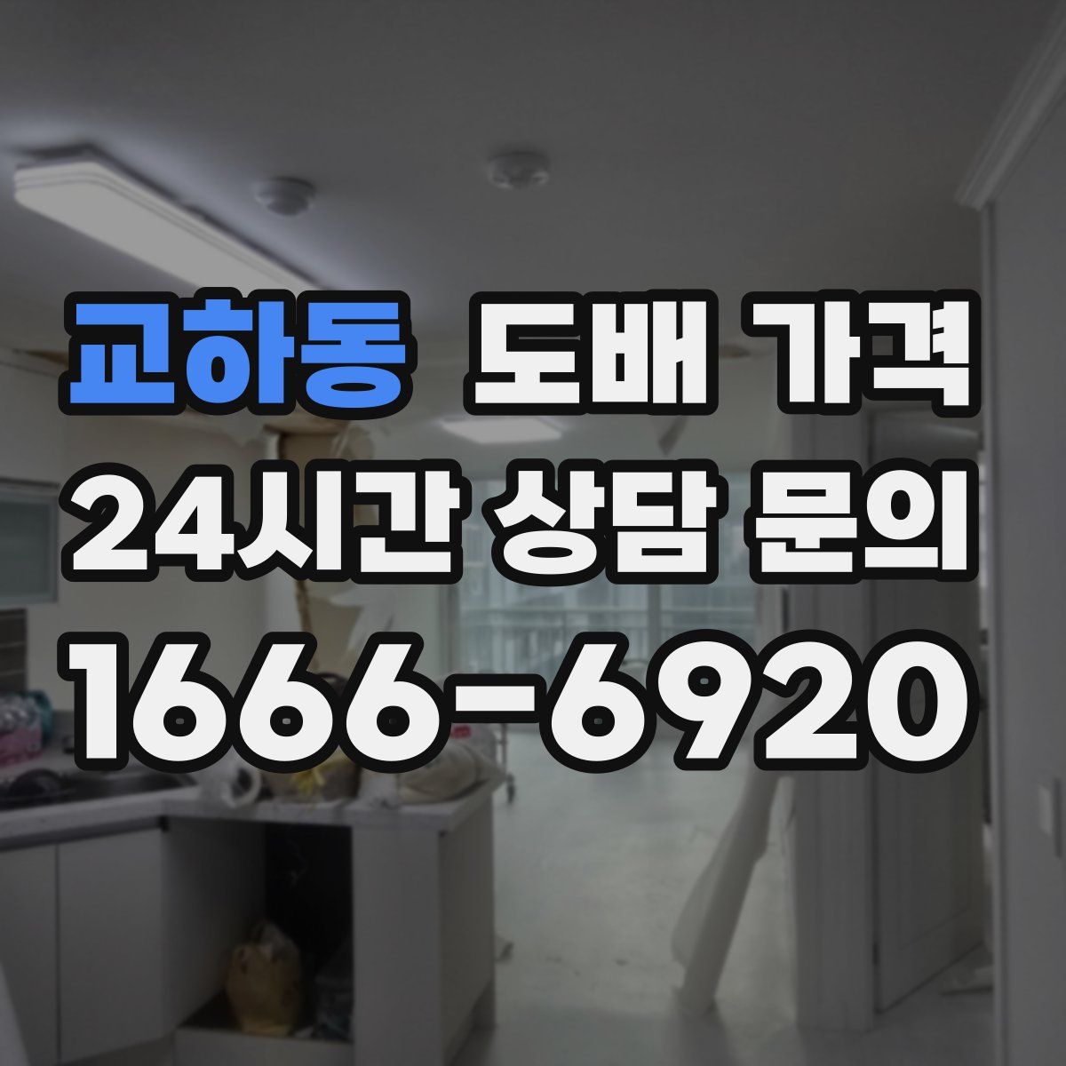 교하동 도배 가격