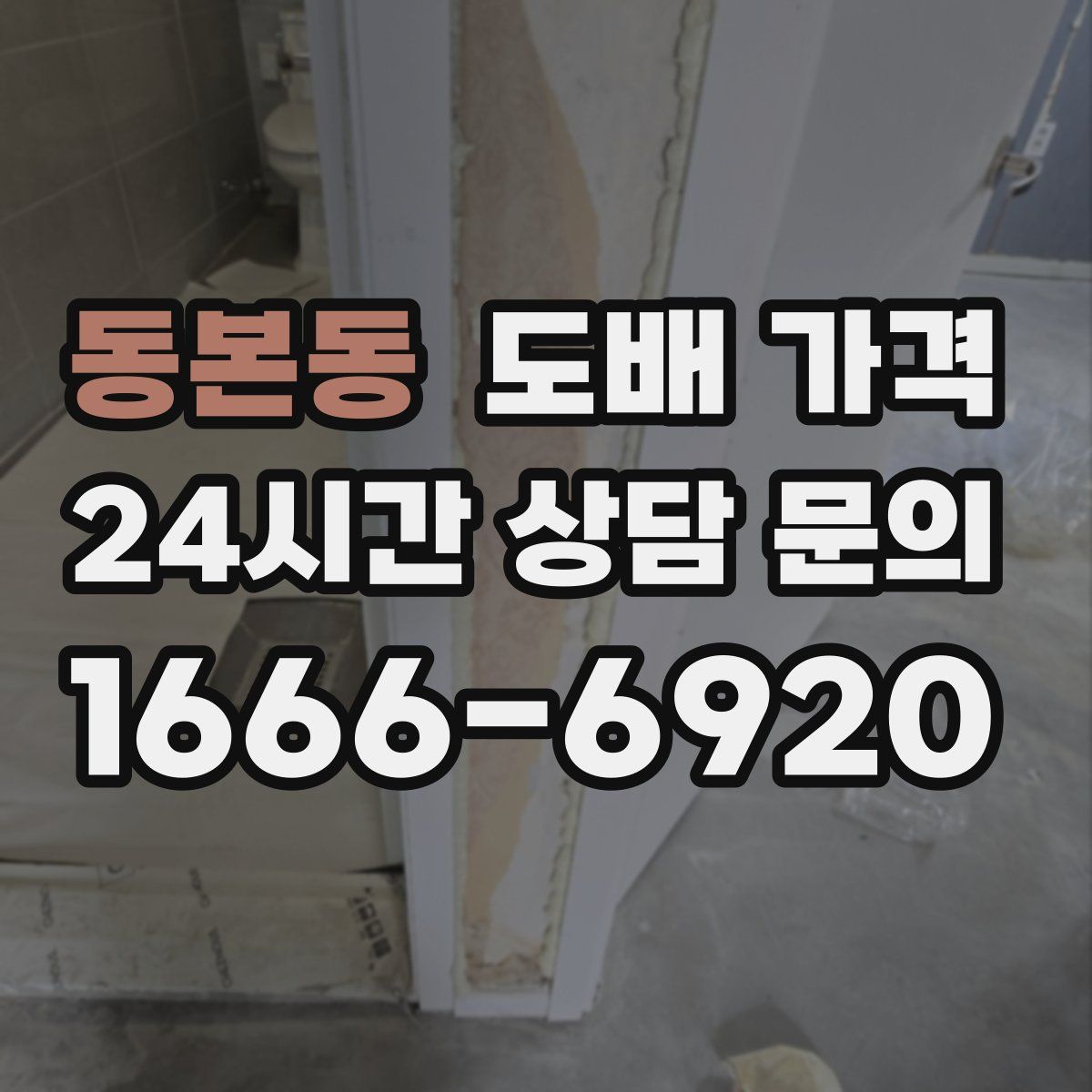 동본동 도배 가격