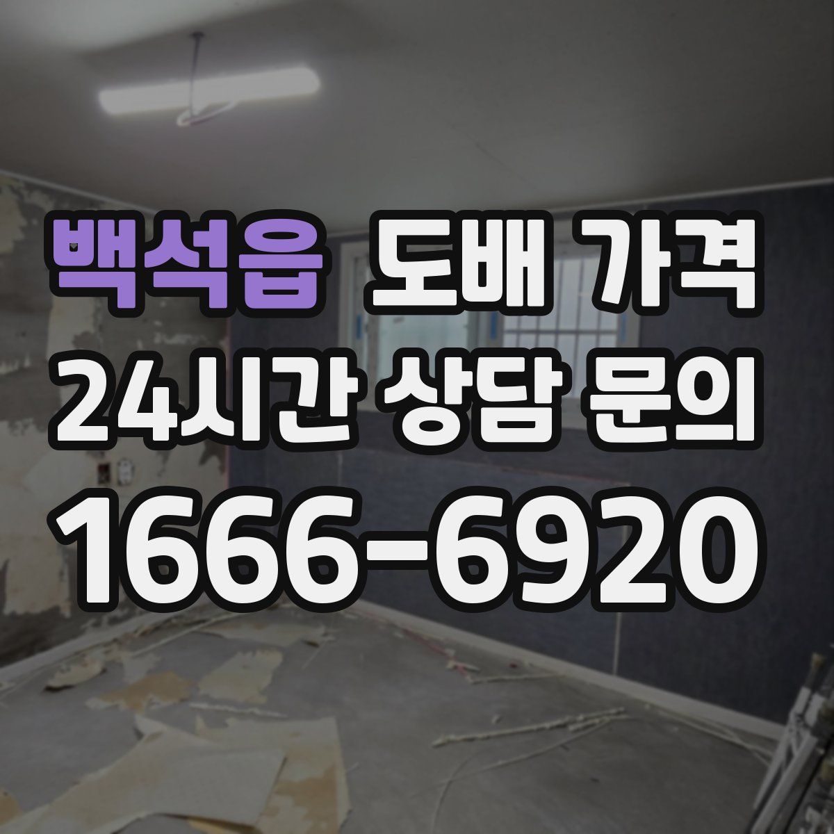 백석읍 도배 가격