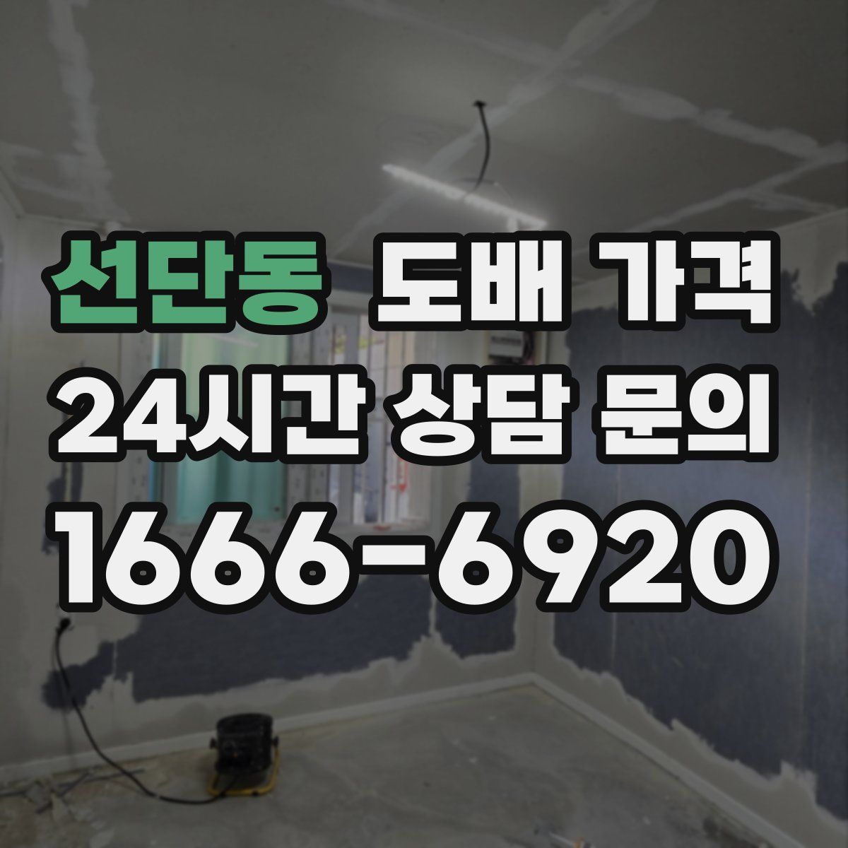선단동 도배 가격