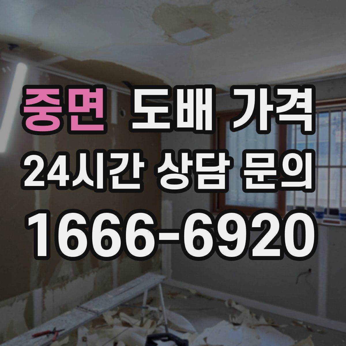 중면 도배 가격